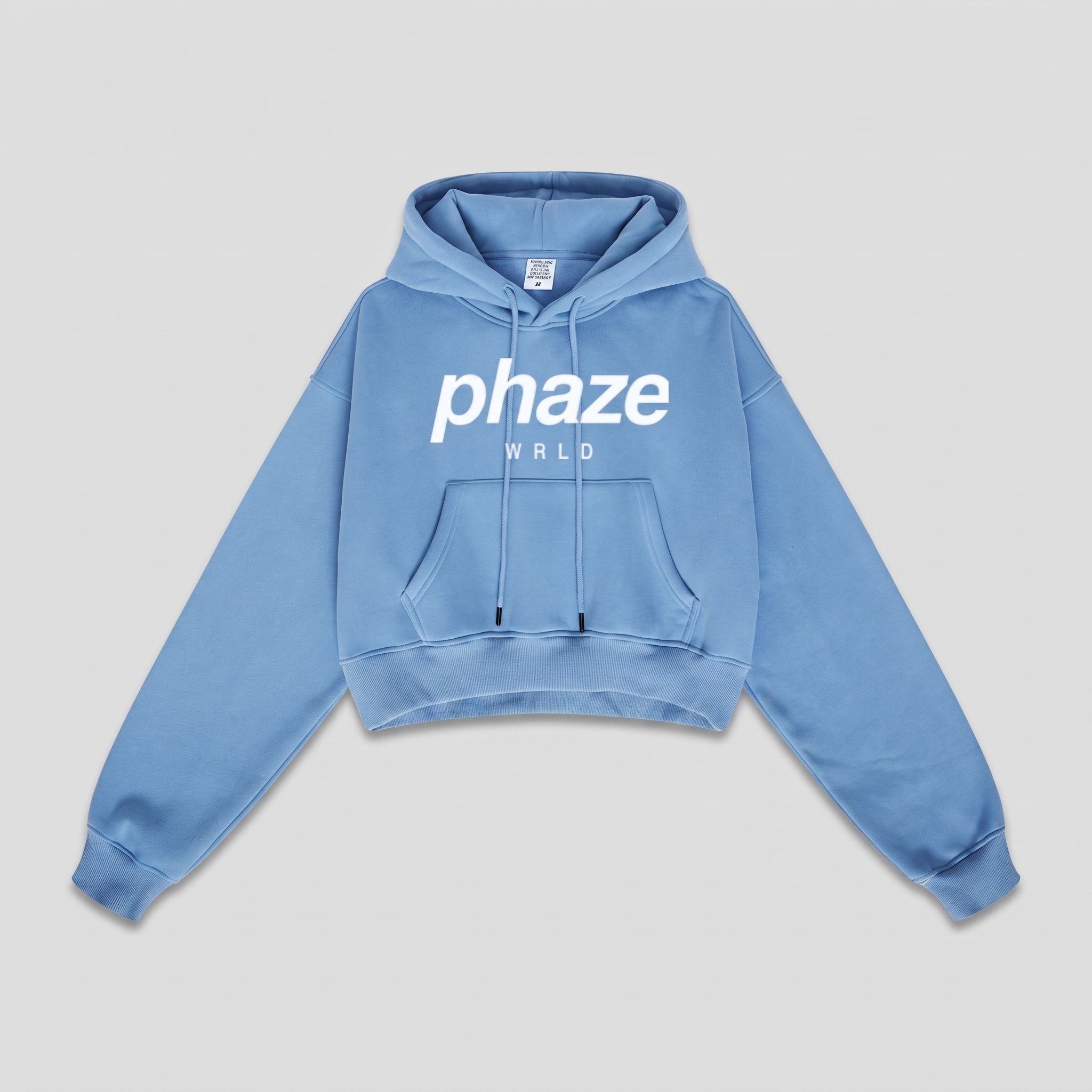 Phaze Wrld Momentum Cropped Fleece Hoodie