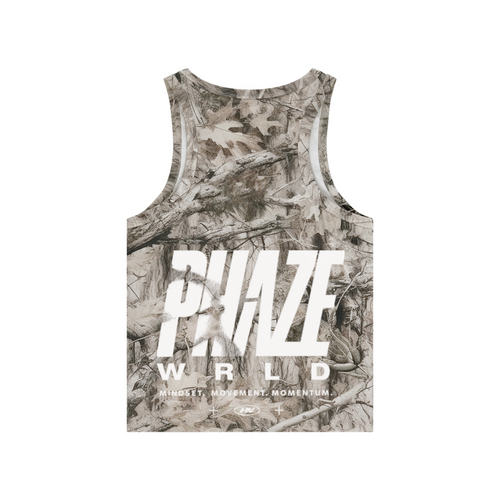 315GSM Men’s Camouflage Tank Top Branch Camouflage