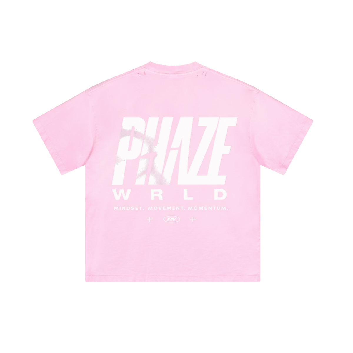 250GSM Men's Boxy Tie-Dyed T-Shirt Pink