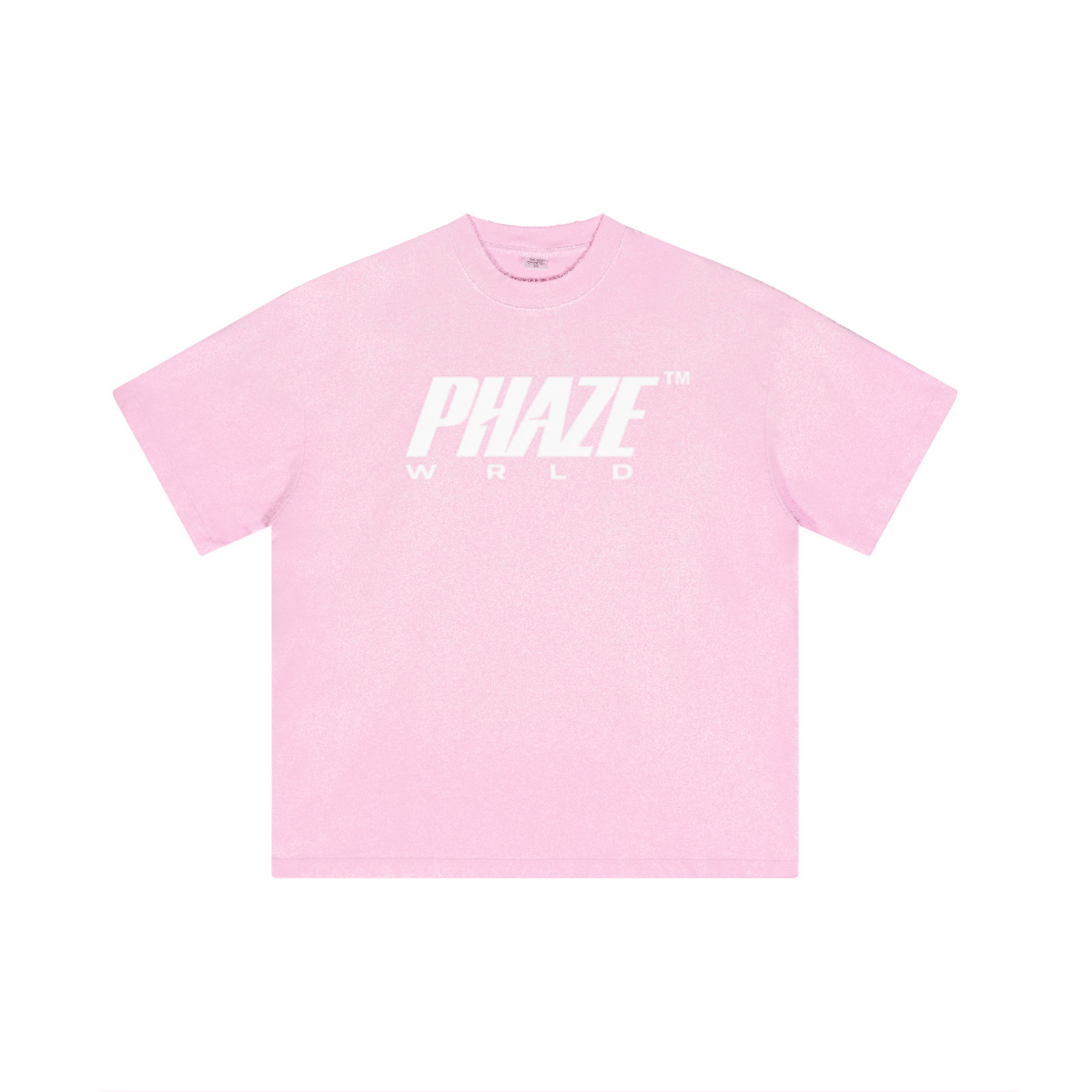 250GSM Men's Boxy Tie-Dyed T-Shirt Pink