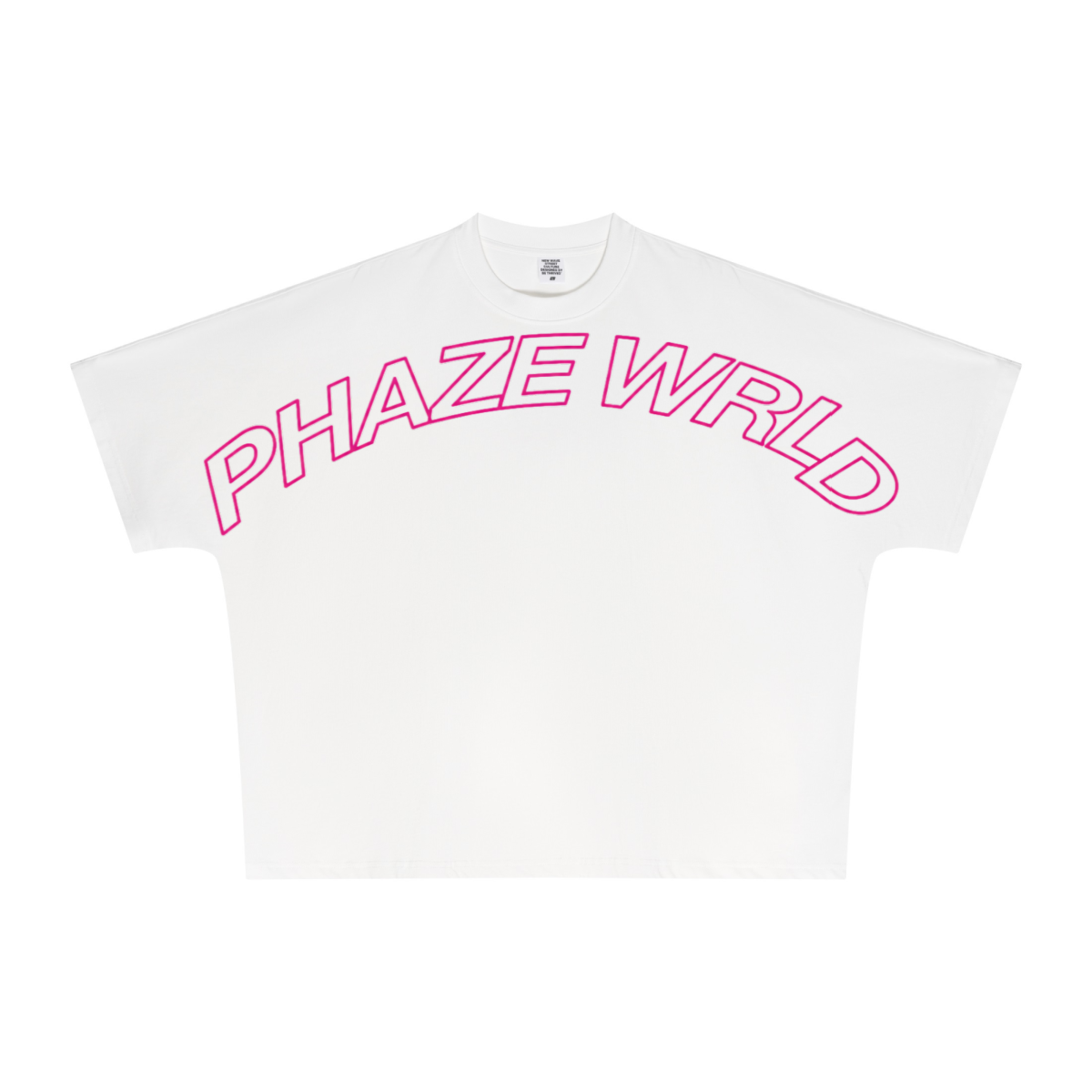 270GSM Unisex Batwing Sleeve T-shirt White