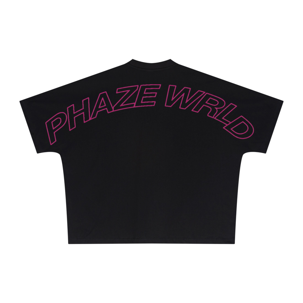 270GSM Unisex Batwing Sleeve T-shirt Black