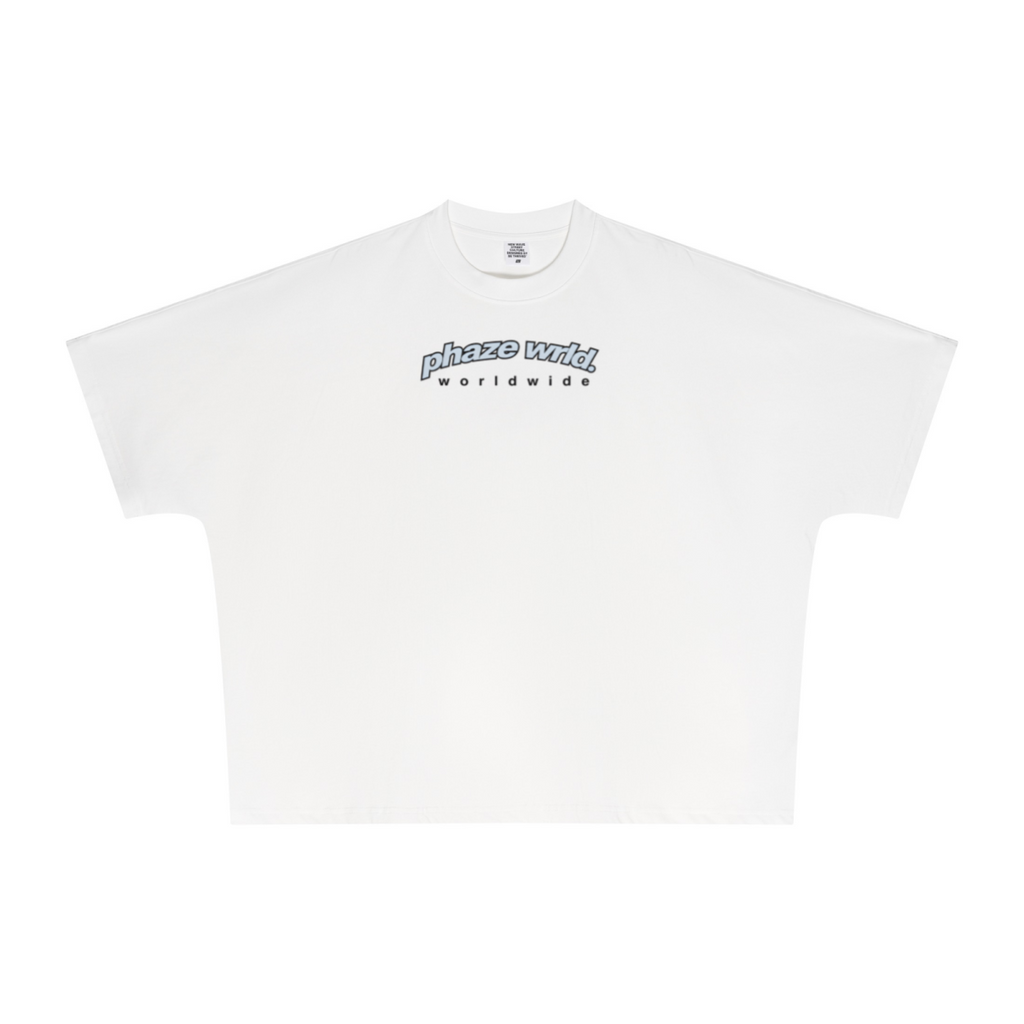 270GSM Unisex Batwing Sleeve T-shirt White