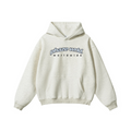 345GSM Women's Heavyweight Solid-Color Hoodie Oatmeal