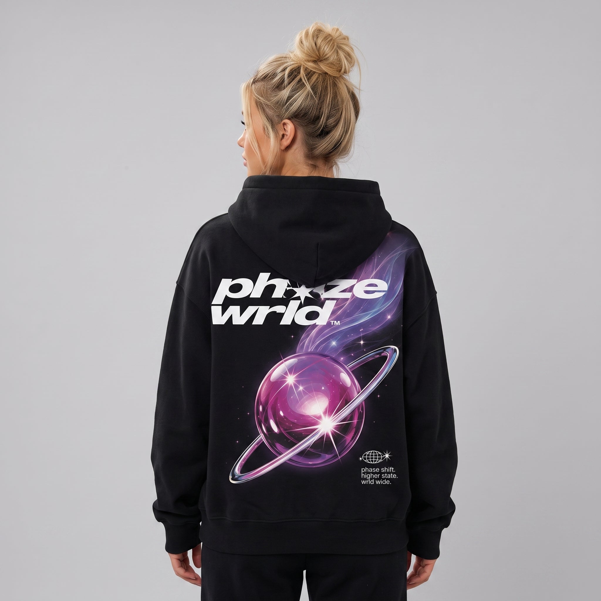 Phaze Shift Cosmic Orb Graphic Hoodie