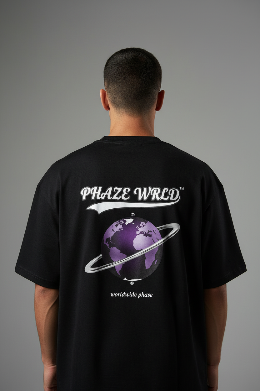 PHAZEWRLD Centered Back Logo