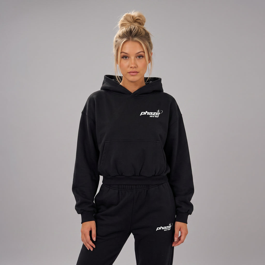 Worldwide Intentions Chrome Heart Graphic Hoodie