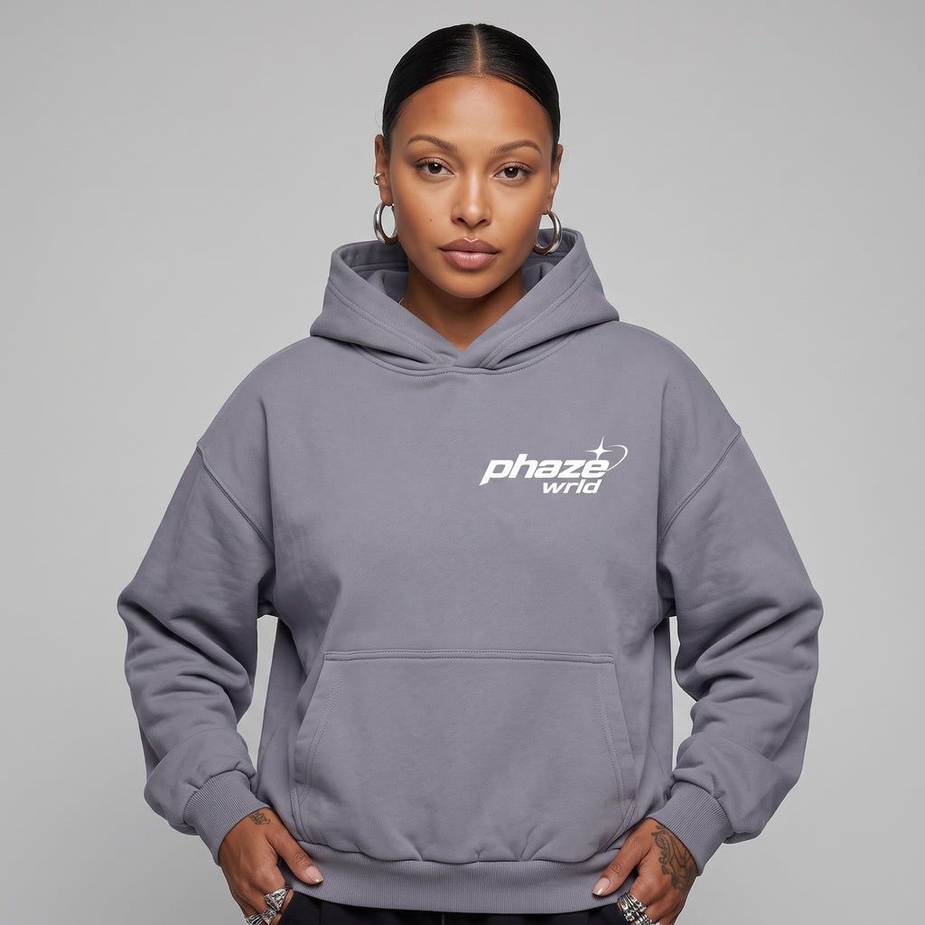 Legacy Stays Pink Portal Boxy Graphic Hoodie