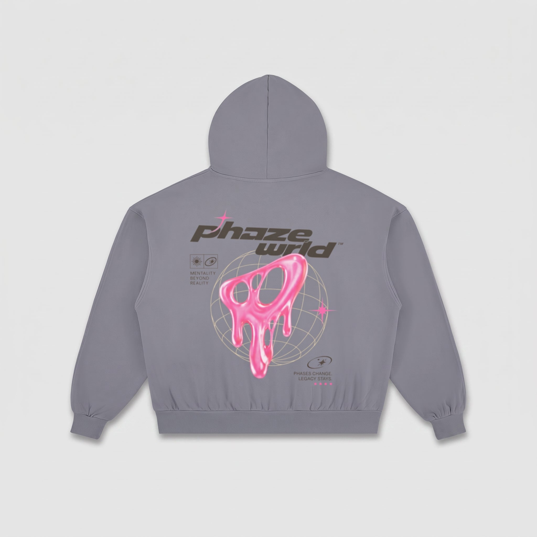 Legacy Stays Pink Portal Boxy Graphic Hoodie