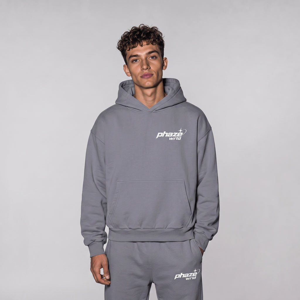 Escape Reality Rose Planet Boxy Graphic Hoodie