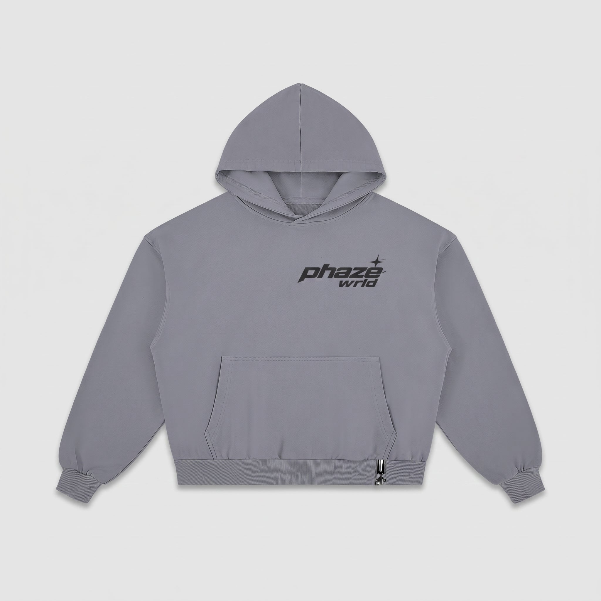 Out of This Phaze Orange Orbit Boxy Graphic Hoodie